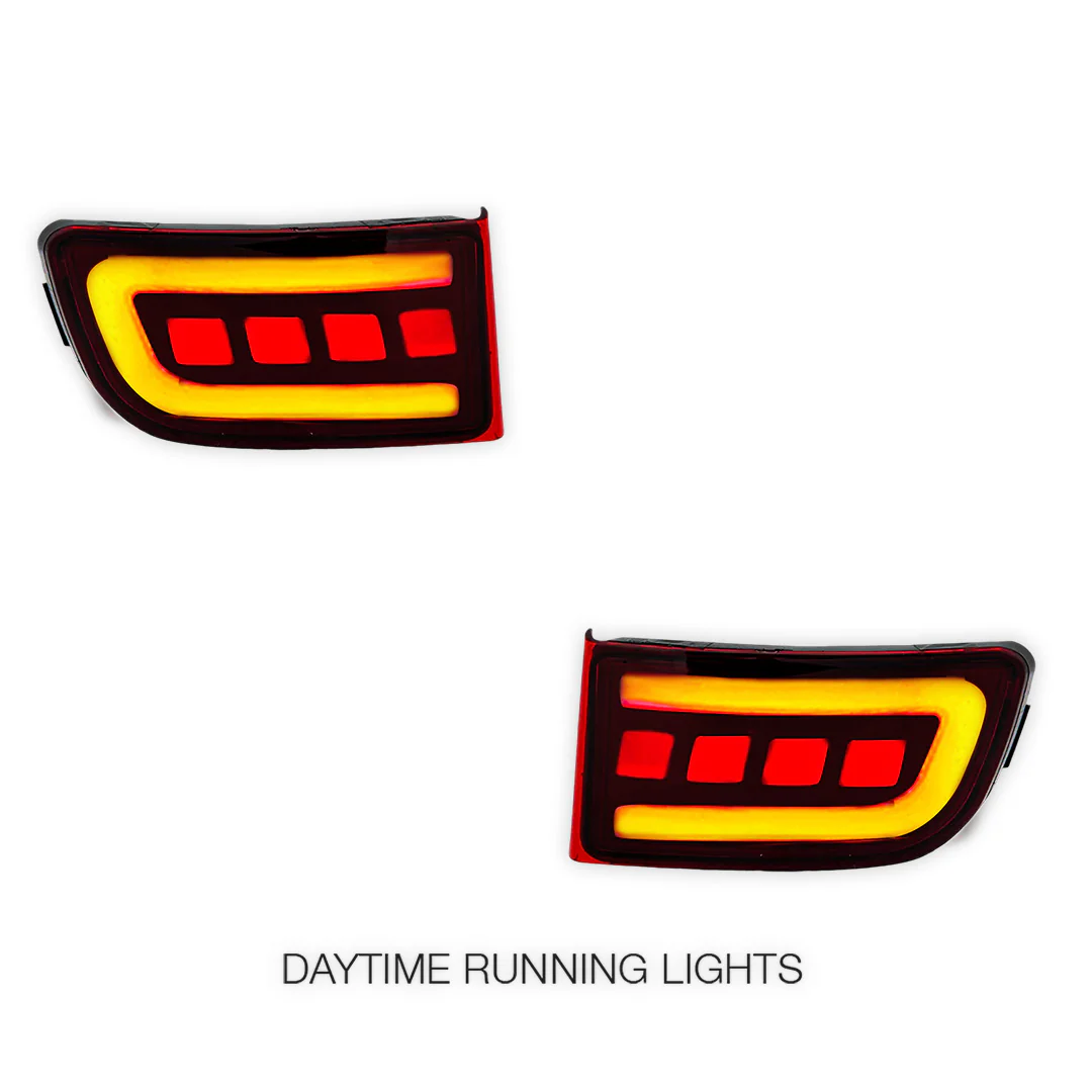 Toyota Prado 120 Series All Models (2002 - 2009) Sequential LED Brake Signal Rear Bumper Lights LH + RH - Image 4