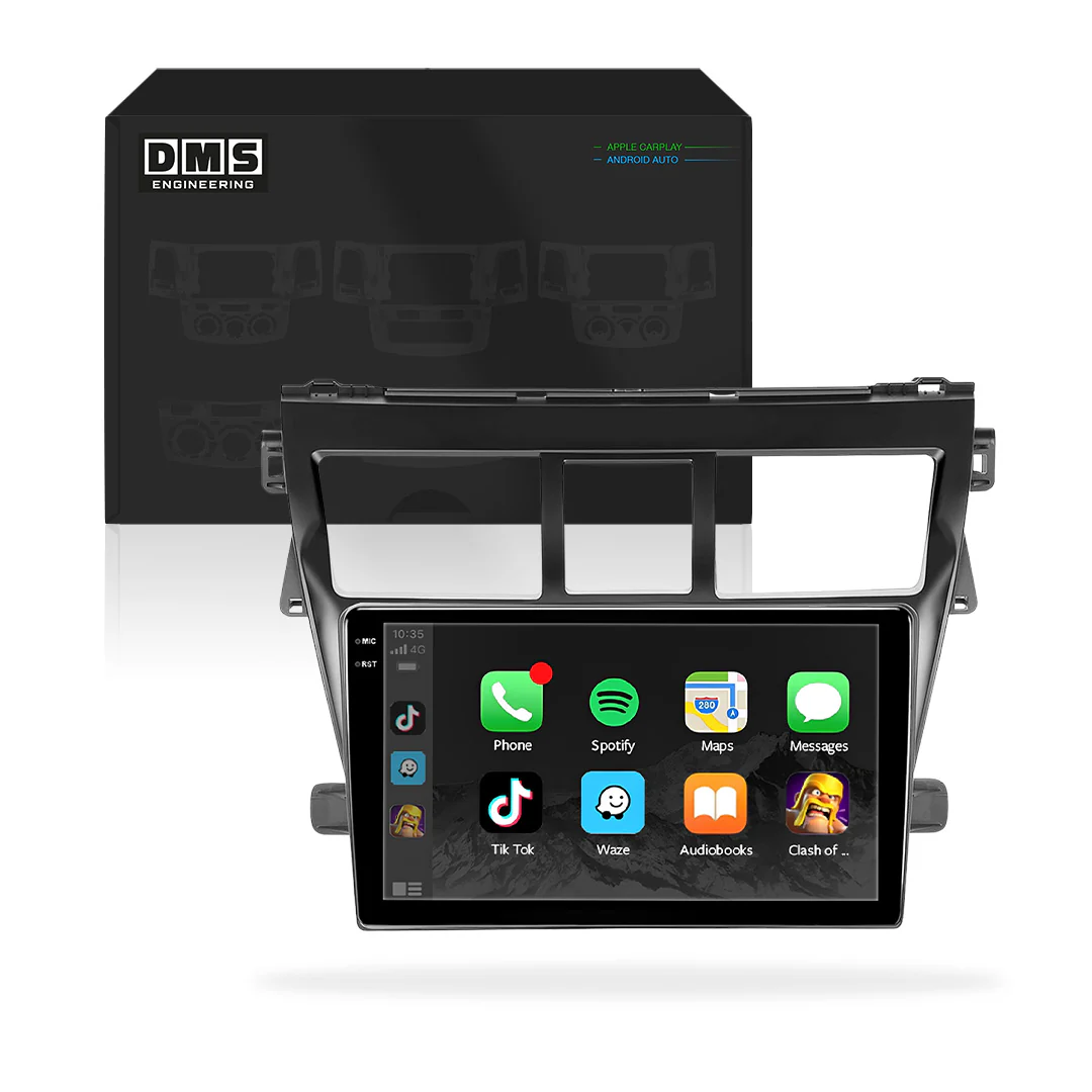 Toyota Vios (2003 - 2007) 9" Wireless Android 13 Android Player for Apple CarPlay / Android Auto