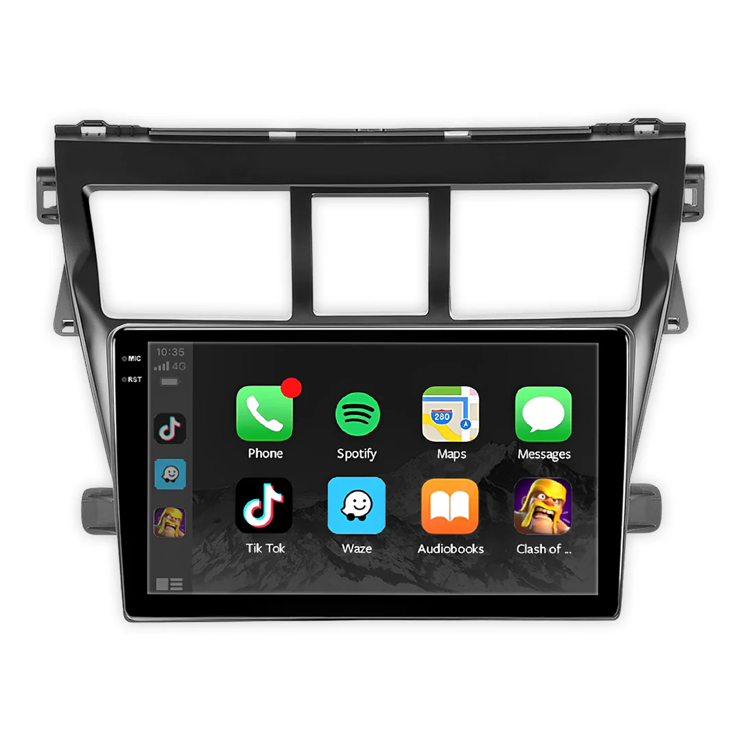 Toyota Vios (2003 - 2007) 9" Wireless Android 13 Android Player for Apple CarPlay / Android Auto - Image 2