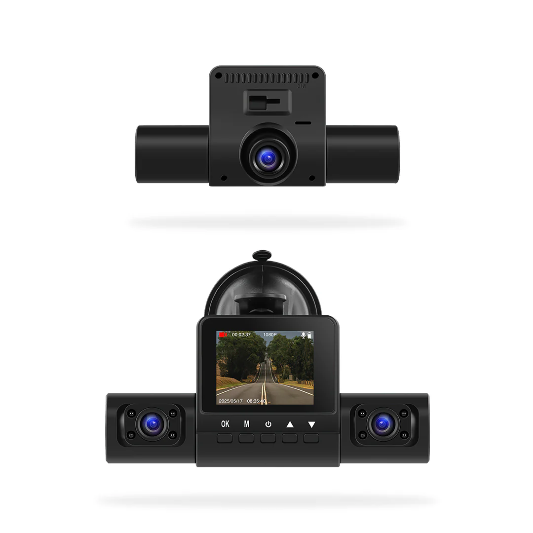 Universal 2.0" Screen Four-Channel Driving Recorder Dashboard Camera - Image 3