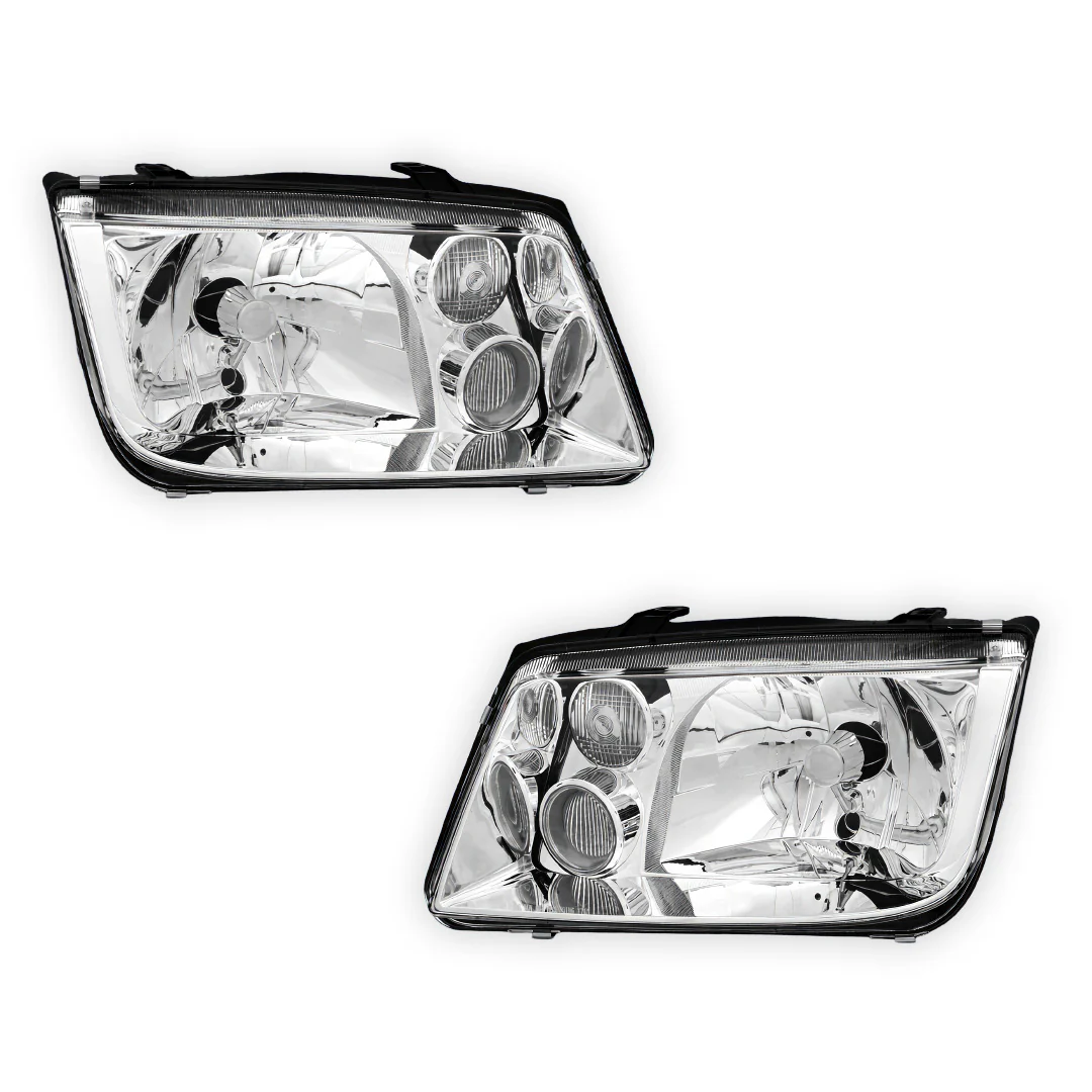 Volkswagen Jetta (1999 - 2005) Euro-Spec Replacement Headlights LH + RH - Image 5