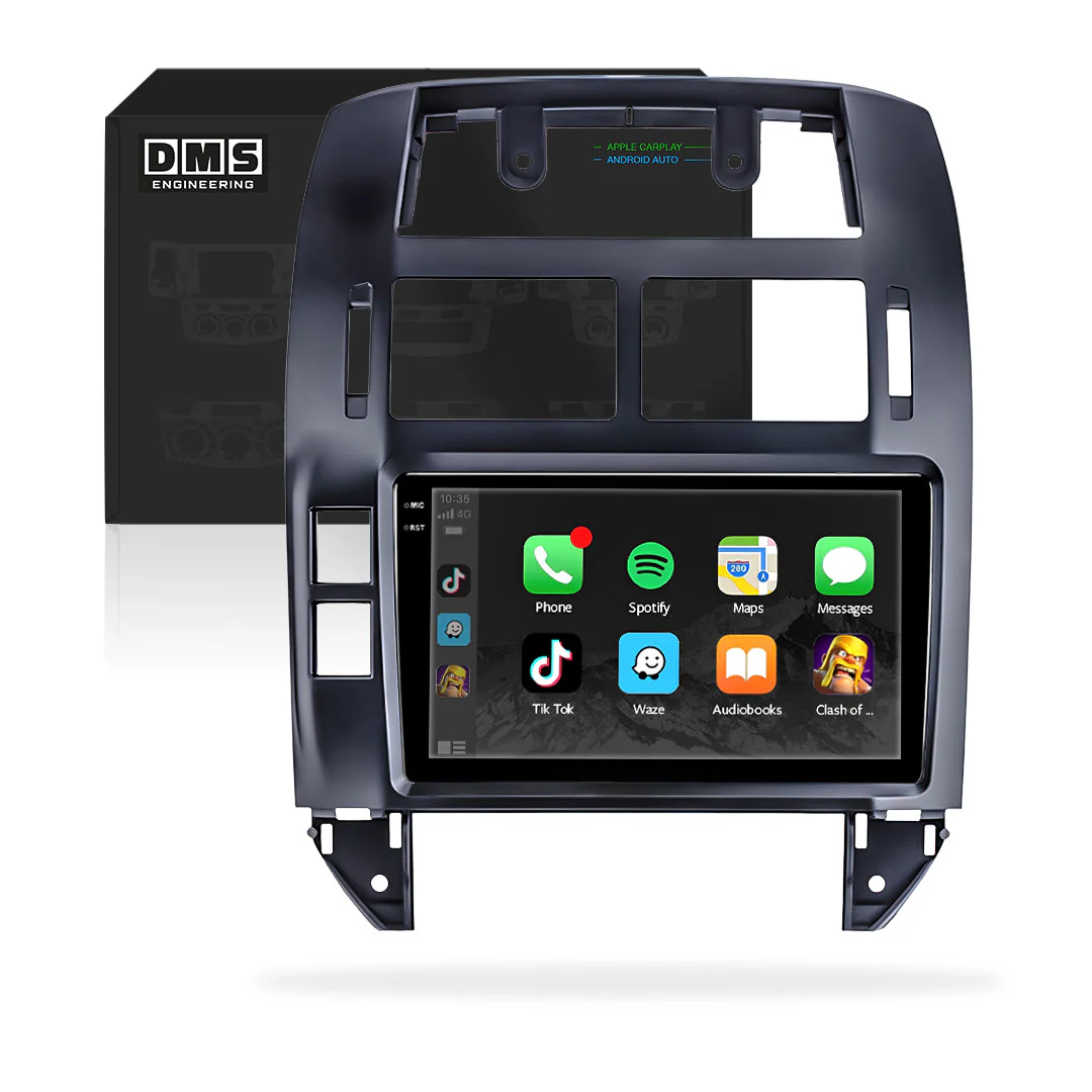 Volkswagen Polo 9N 6R (2004 - 2011) 9" Wireless Android 16 Head Unit for Apple CarPlay / Android Auto