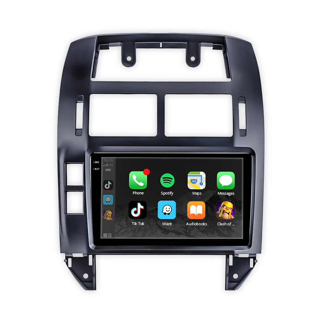 Volkswagen Polo 9N 6R (2004 - 2011) 9" Wireless Android 16 Head Unit for Apple CarPlay / Android Auto - Image 2