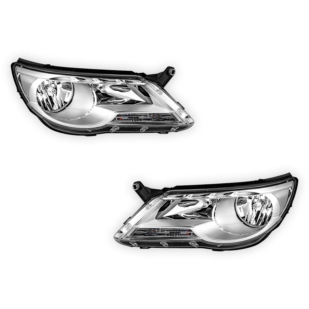 Volkswagen Tiguan (2009 - 2011) Replacement Headlights LH + RH - Image 2