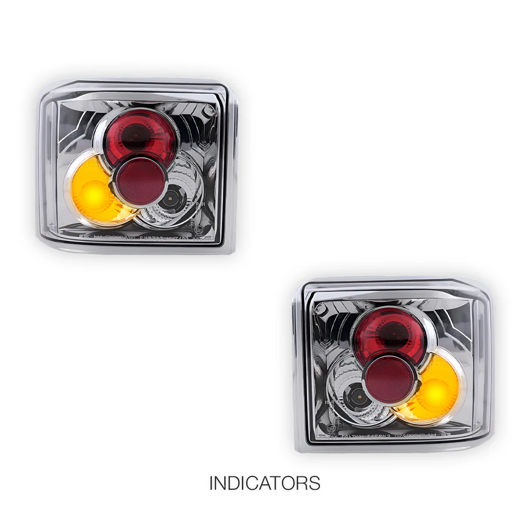 Volkswagen Transporter T4 (1993 - 2004) Crystal Clear Altezza Halogen Tail Lights LH + RH - Image 4