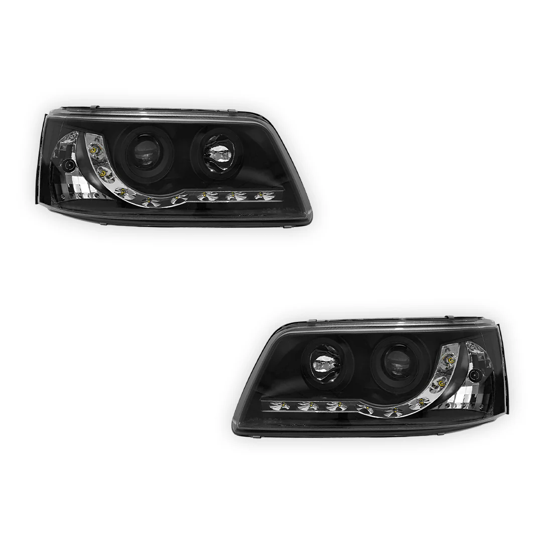 Volkswagen Transporter T5 (2004 - 2010) LED DRL Projector Headlights LH + RH - Image 6